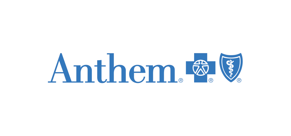 Anthem Blue Cross Blue Shield insurance logo accepted by Anchor Behavioral Health.