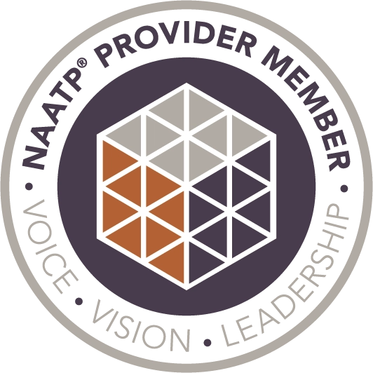 NAATP Provider Member certification badge representing Anchor Behavioral Health's membership in the National Association of Addiction Treatment Providers (NAATP).