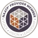 NAATP Provider Member certification badge representing Anchor Behavioral Health's membership in the National Association of Addiction Treatment Providers (NAATP).